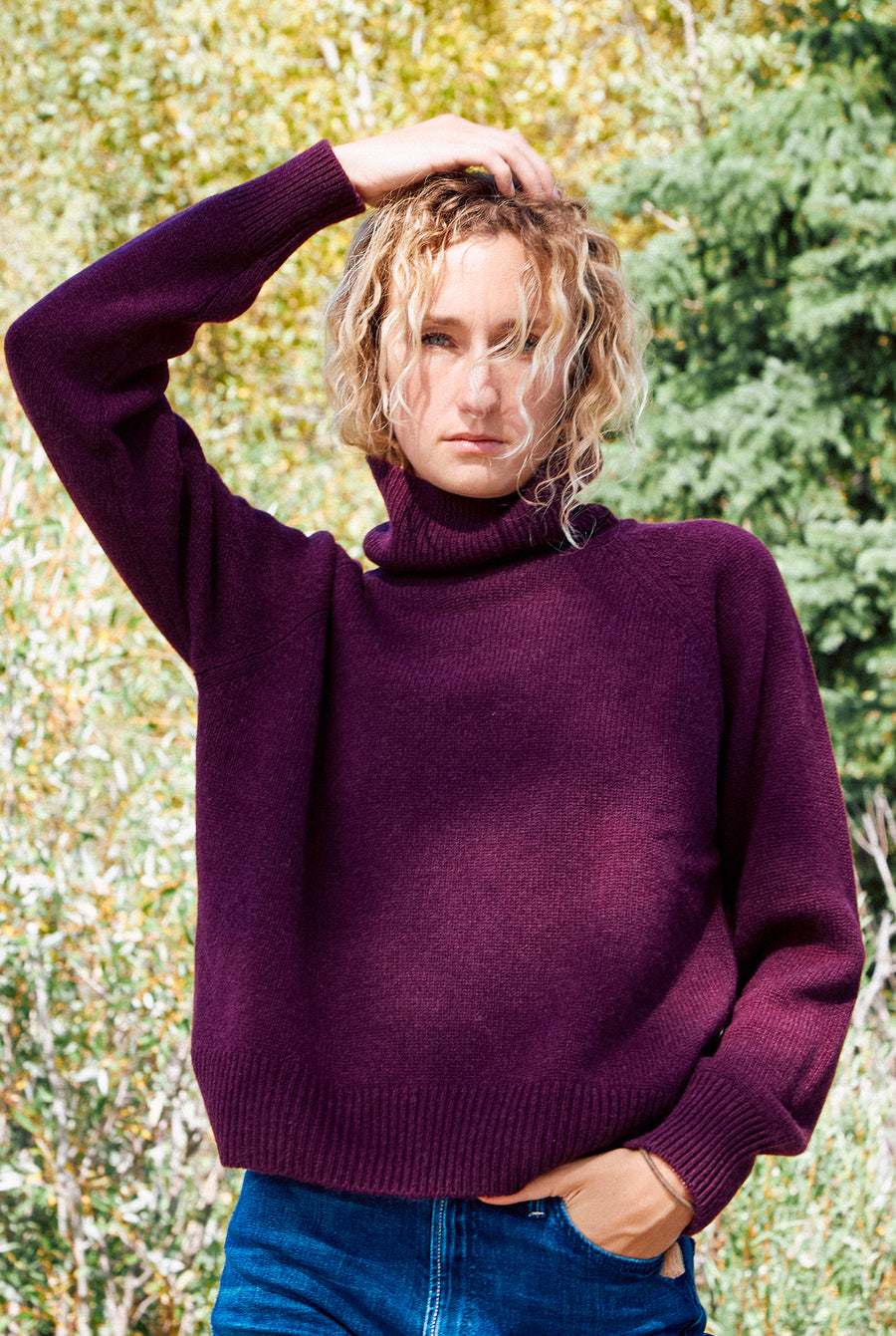 Colori Shiraz Chunky Turtleneck Sweater